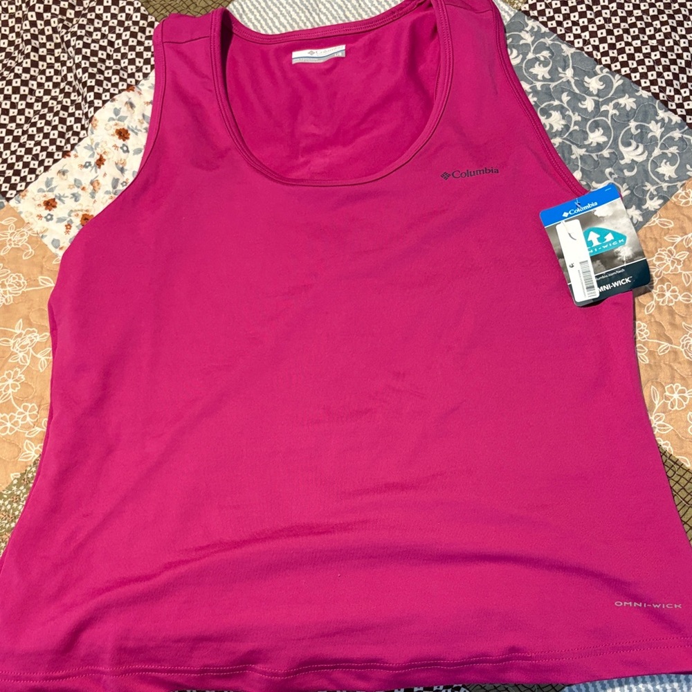 Columbia Women's Magenta Performance Tank Top